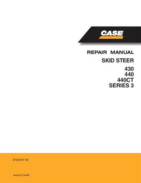 skid steer case 430 manual